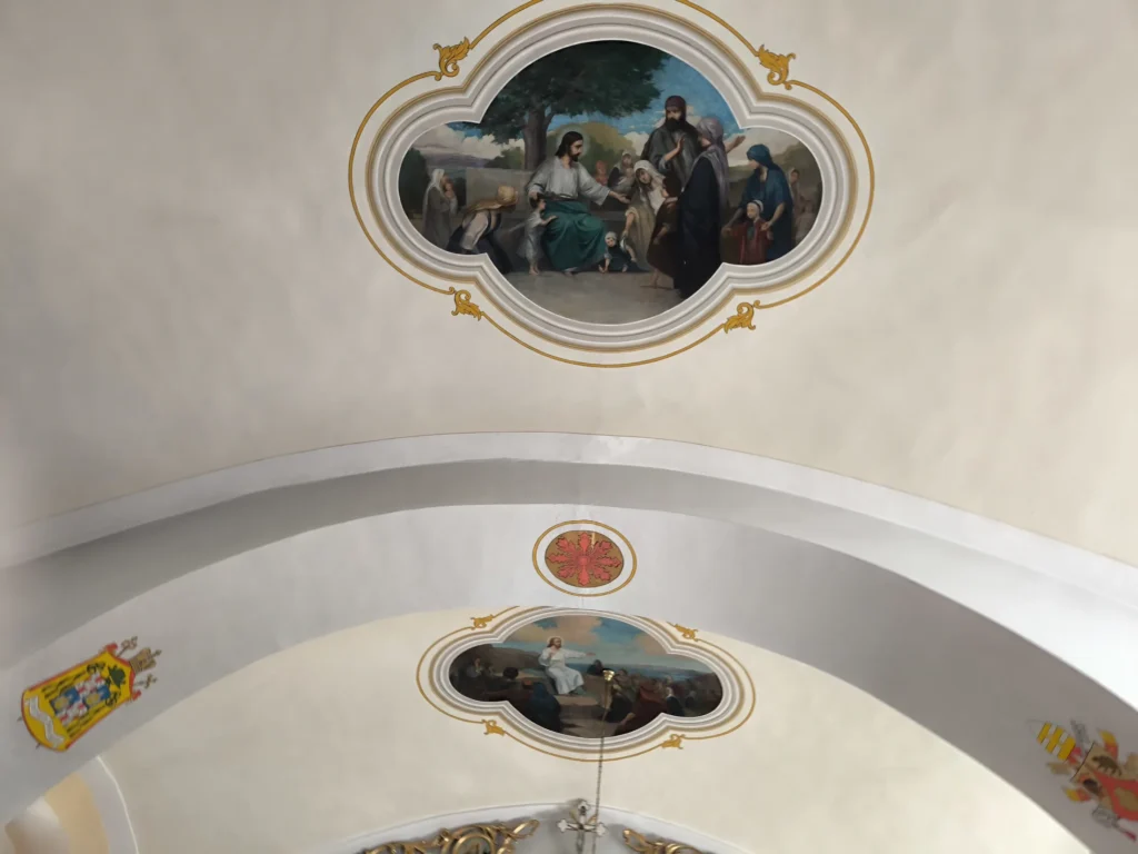 Stropné maľby v Chráme Zosnutia Presvätej Bohorodičky